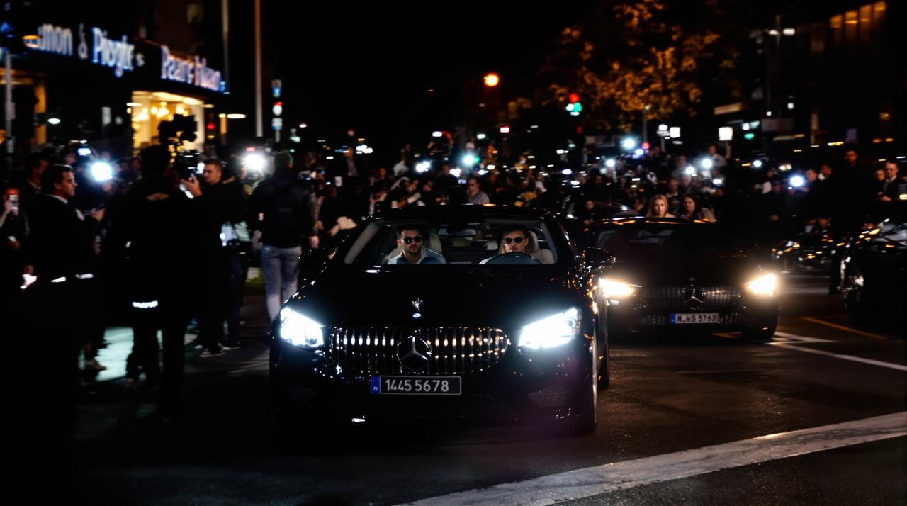 某顶流明星深夜被拍与神秘女子同乘豪车,粉丝炸锅!